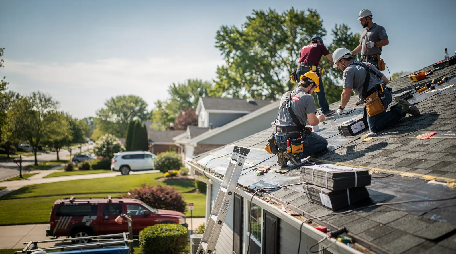Roof Repair in Roselle, IL around you